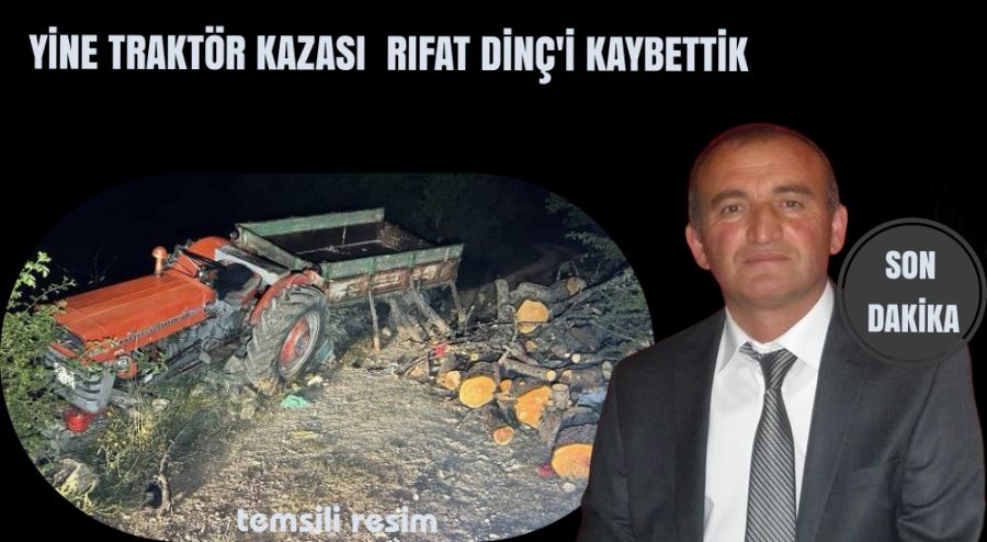 YİNE ÇERKEŞ’TE TRAKTÖR KAZASI 