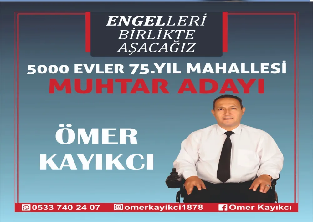 Muhtar Adayı Kayıkcı; Sorunları Biliyorum, Engelleri Beraber Aşalım