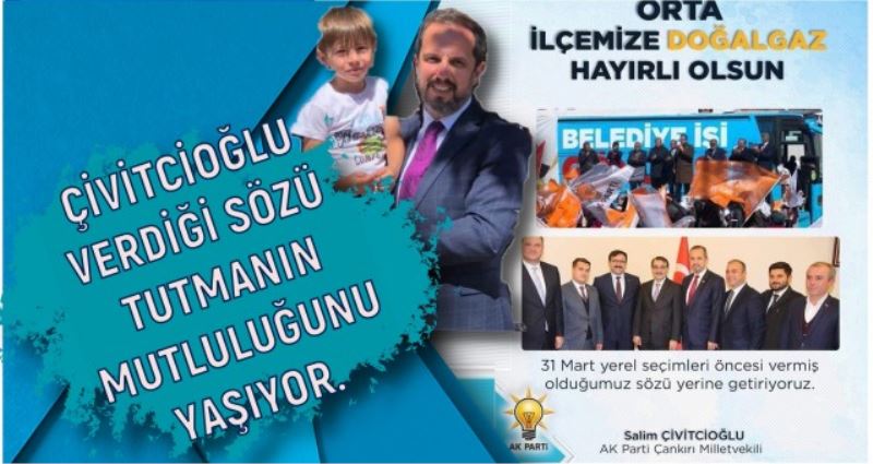 ÇİVİTCİOĞLU VERDİĞİ SÖZÜ TUTMANIN MUTLULUĞUNU YAŞIYOR.