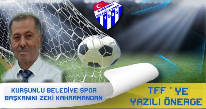 KURŞUNLU BELEDİYESPOR GÖRÜŞÜNÜ AÇIKLADI…